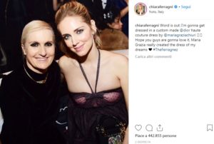 Maria Grazia Chiuri stilista abito da sposa di Chiara Ferragni 4