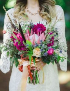 decorazioni floreali matrimonio boho chic 5