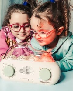 Cloud Box il raccontastorie con proiettore luminoso e melodie perfetto per la nanna dei bimbi 2