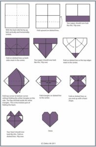 tutorial decorazioni matrimonio origami 11