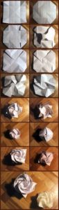 tutorial decorazioni matrimonio origami 13