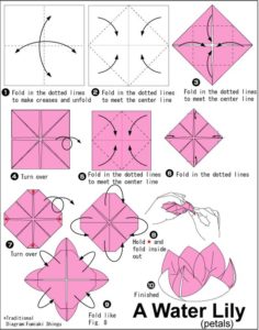 tutorial decorazioni matrimonio origami 16