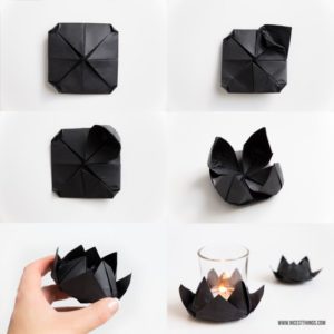 tutorial decorazioni matrimonio origami 9
