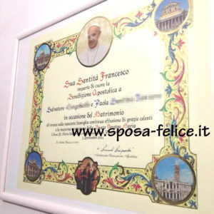 Benedizione papale sposi come ottenerla_1